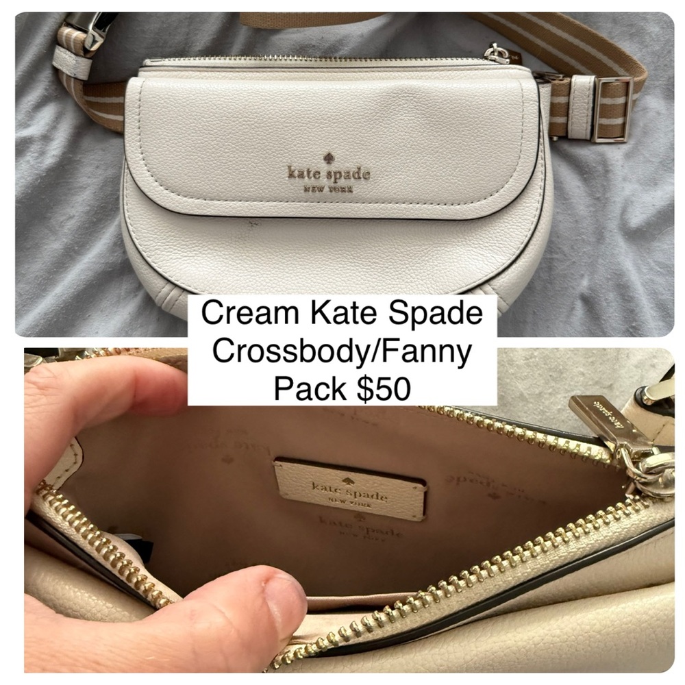 Kate Spade Ivory Crossbody Bag